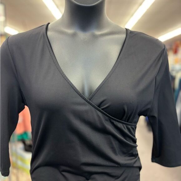 Glo Fashion Ladies XL Black BodySuit - Picture 2 of 6